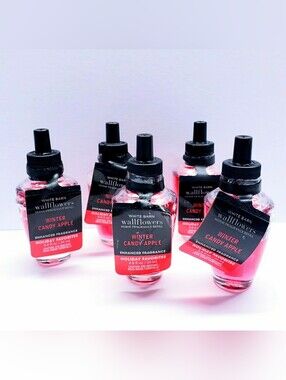 Bath & Body Works WINTER CANDY APPLE Wallflowers Home  Fragrance Refill (5 Pcs)